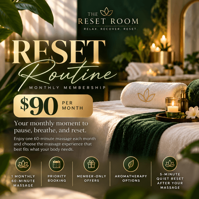 Reset Routine at The Reset Room in cross, SC