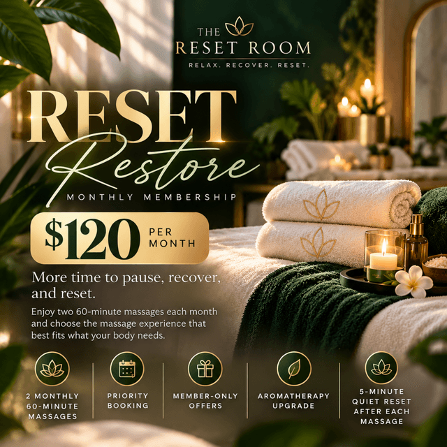 Reset Restore at The Reset Room in cross, SC